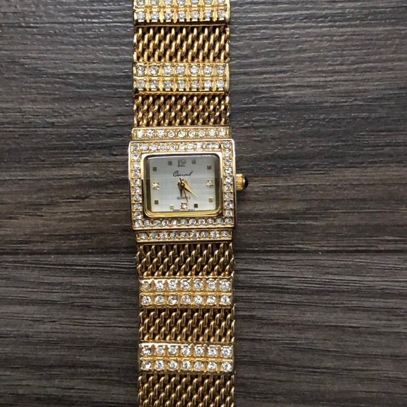Gold watch, with stones in band, from Vivah - Picture 2 of 3